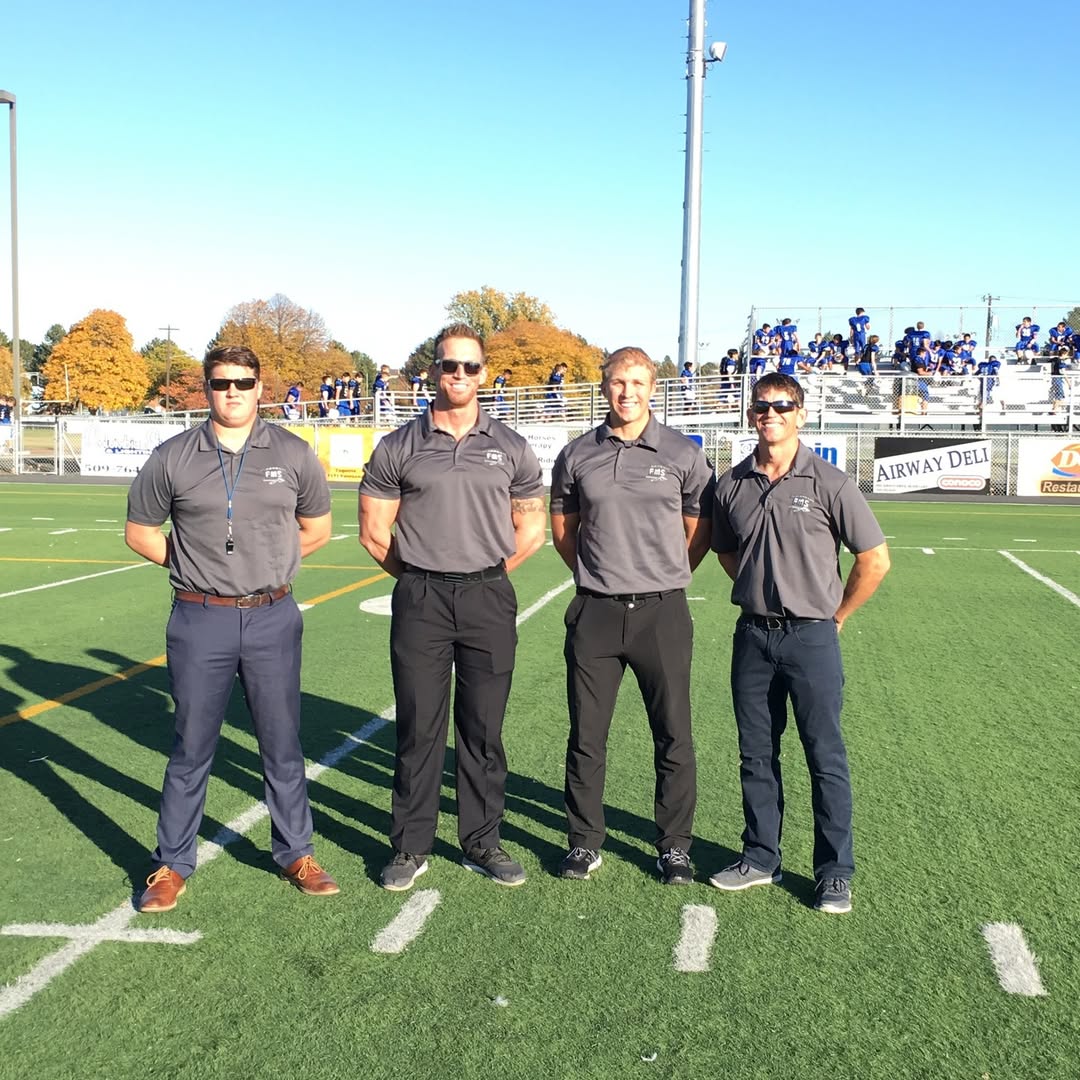 Jason David Newton coaching youth football at Frontier Middle School Moses Lake 2017