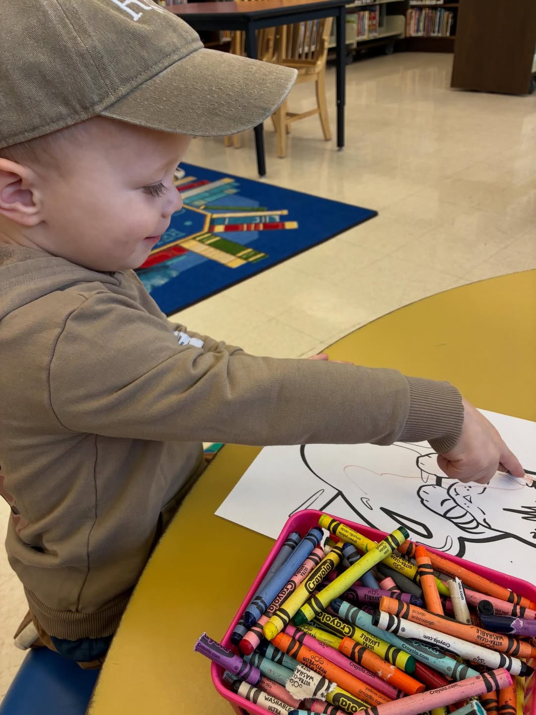 Ryker coloring at the Moses Lake Public Library